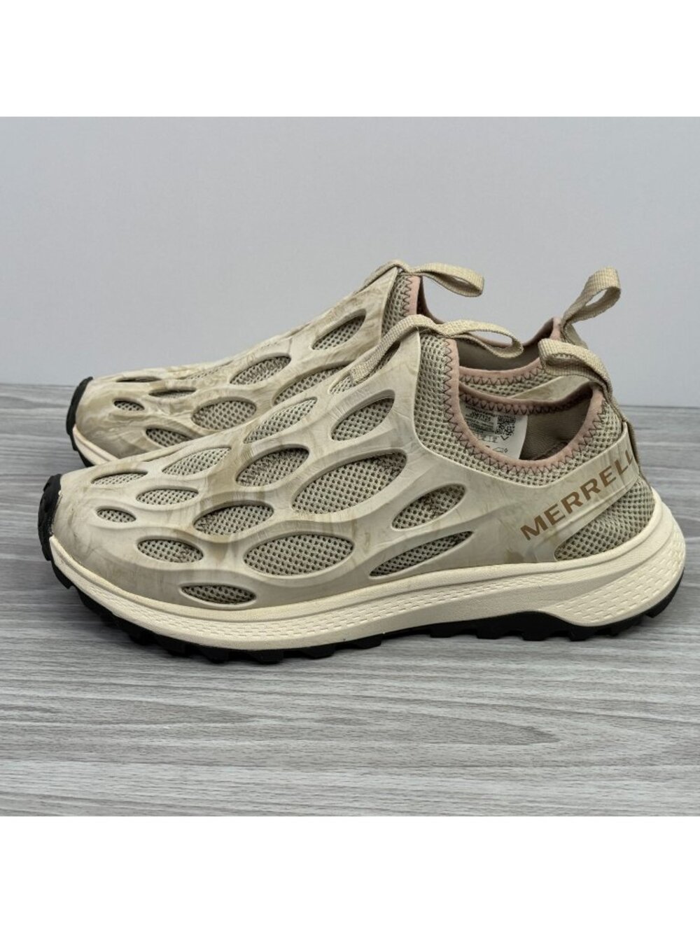 Merrell 1TRL Hydro Runner Shoes Womens 9 Beige Outdoor Water Sneakers J067126